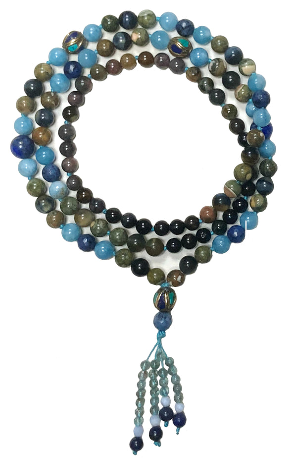 Earthly Balance & Calm Compassion 108 Bead Mala