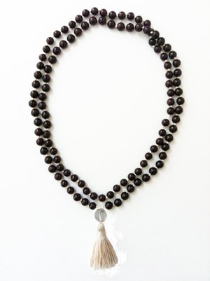 Garnet Hand Knotted Mala - 108 Beads