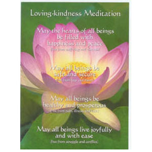 Loving-Kindness Meditation Altar Card