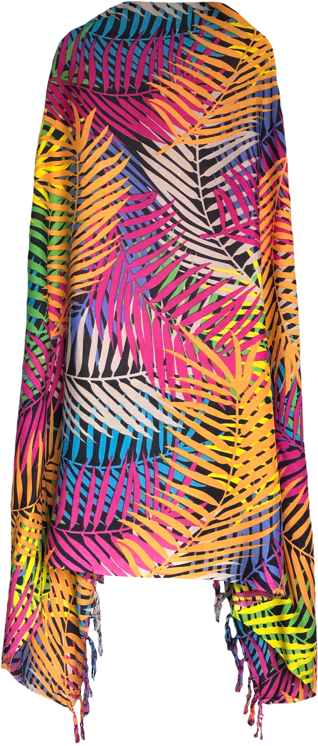 Sarong Wrap From Bali - Flowers and Ferns Designs