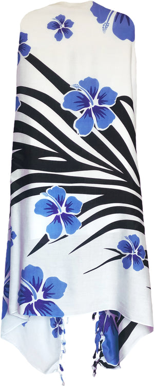 Sarong Wrap From Bali - Flowers and Ferns Designs