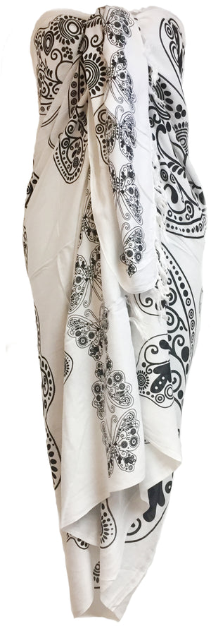 Sarong Wrap From Bali - Winged Creatures Designs