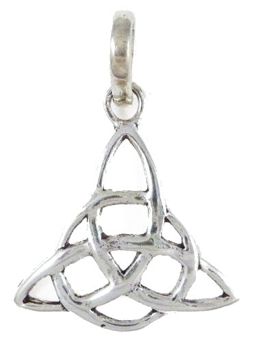 Celtic Trinity Knot Simple (Triquetra) Pendant Sterling Silver