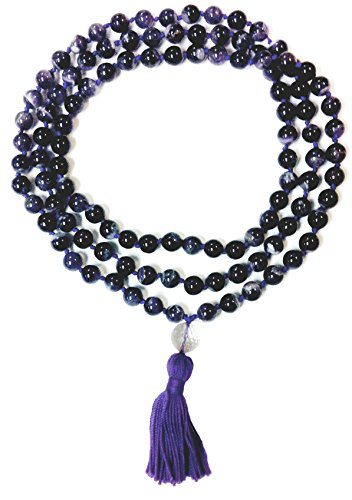 Amethyst Hand Knotted Mala - 108 Beads