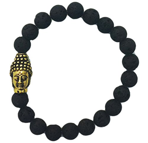 Buddha Head & Healing Crystal Stretch Bracelets