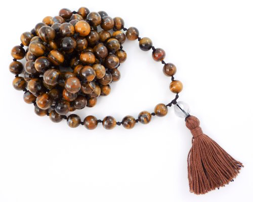 Tiger's Eye Hand Knotted Mala - 108 Beads