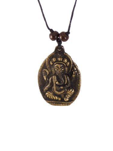 Ganesh Pendant with Adjustable Cord