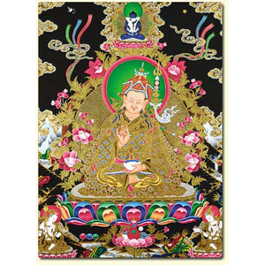 Padmasambhava Buddha Thangka Altar Card