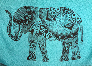 Sarong Wrap From Bali - Elephants Designs